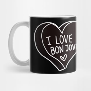 I Love Bon Jovi Mug